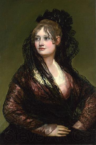 Francisco de Goya Portrait of Dona Isabel Cabos de Porcel Spain oil painting art